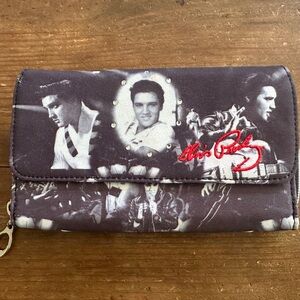 Elvis Presley Gray Womens Wallet
